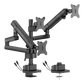 Sades Hydra SA-MS03 Triple Monitor Mount Arm - Black