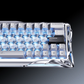GravaStar Mercury V60 Pro 60% Magnetic Switch Gaming Keyboard - Chrome Silver