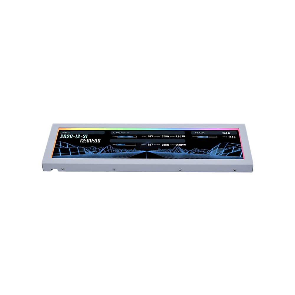 Lian Li 8.8 Inch IPS LCD Universal Screen - White