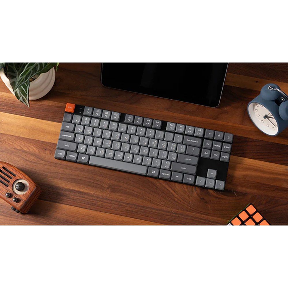 KEYCHRON K1 MAX TKL 80% RGB Wireless Mechanical Gaming Keyboard AR - Black