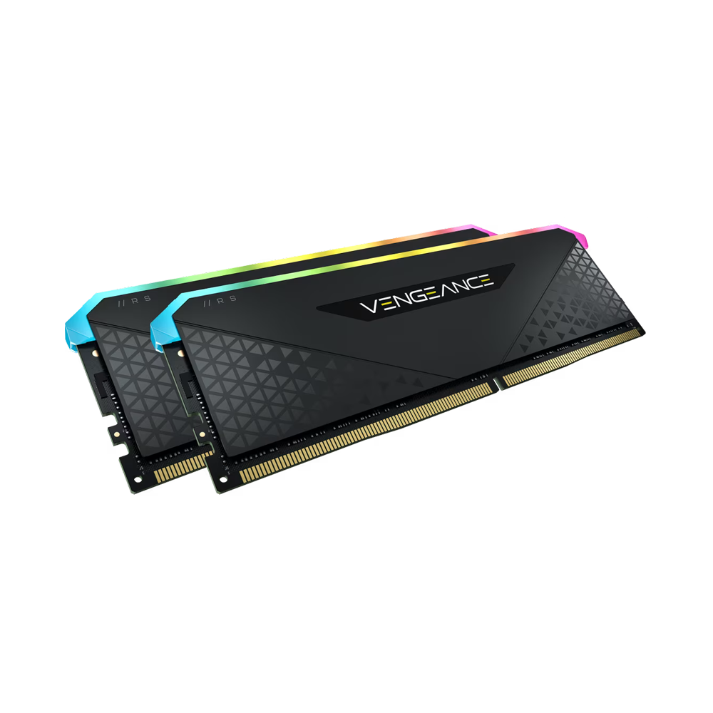 CORSAIR VENGEANCE RGB RS 16GB (2 x 8GB) DDR4 3200MHz C16 Memory - Black
