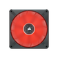 CORSAIR ML140 LED ELITE Premium 140mm PWM Magnetic Levitation Fan - Red