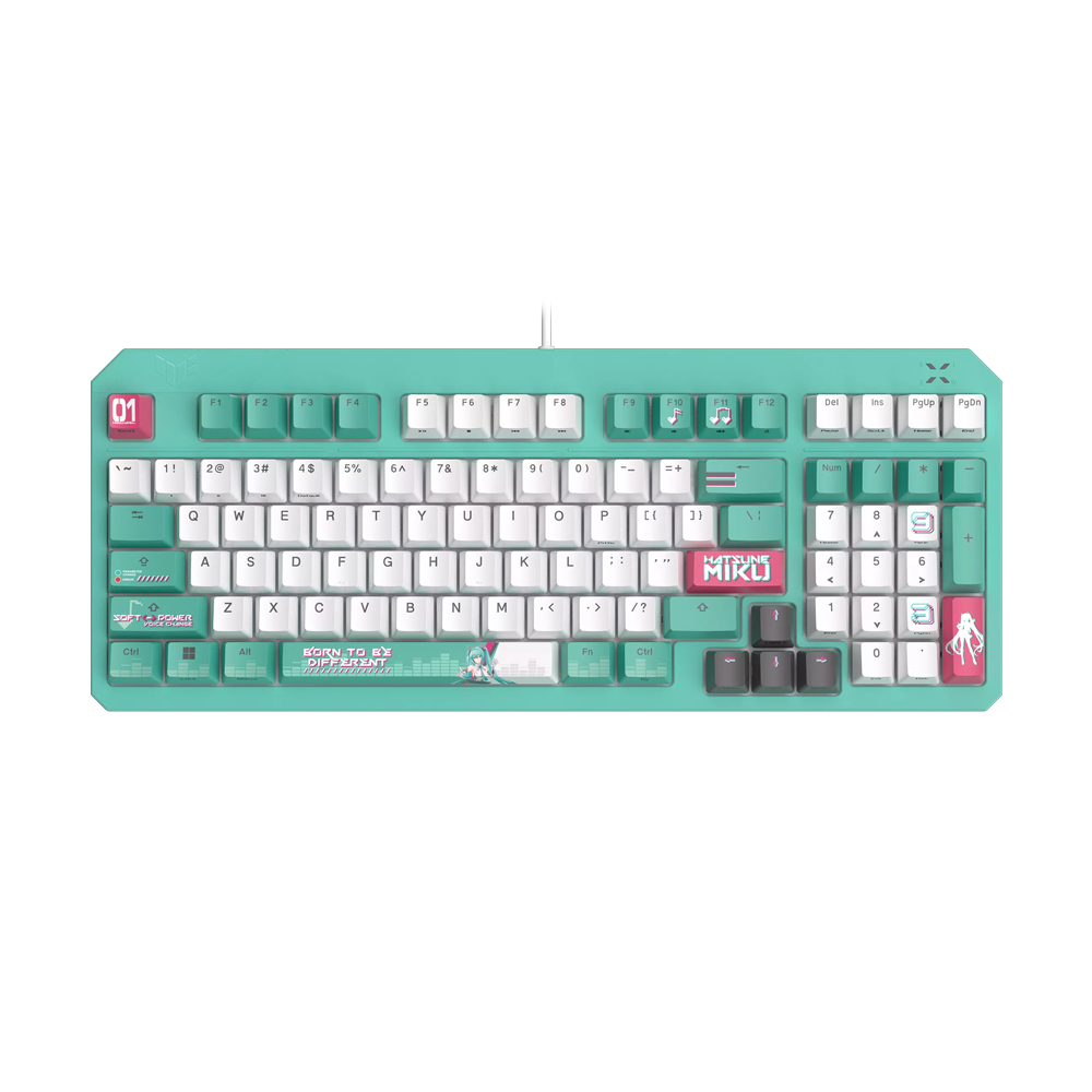 ASUS TG K3 GEN II Miku Edition Wired Keyboard