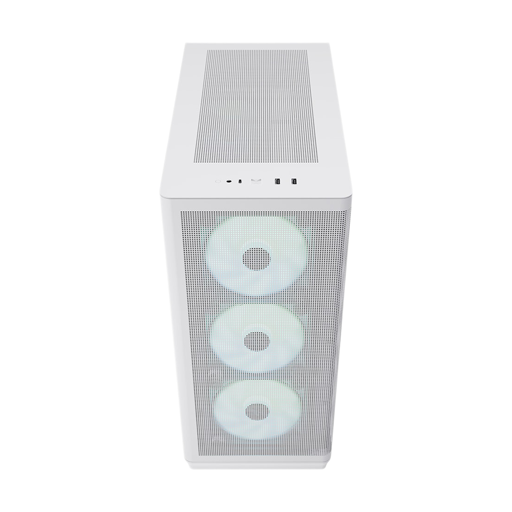 APNX CREATOR C1 V1 ARGB Fan x 4 Mid Tower Case - White