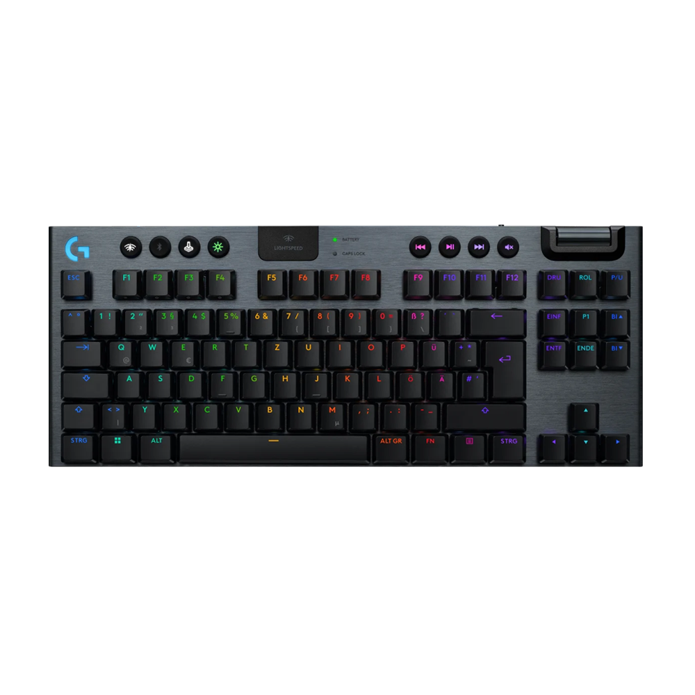 LOGITEH G915 X LIGHTSPEED TKL TACTILE Low Profile RGB Wireless Gaming Keyboard - Black