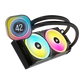 CORSAIR iCUE LINK H100i LCD Liquid CPU Cooler - Black
