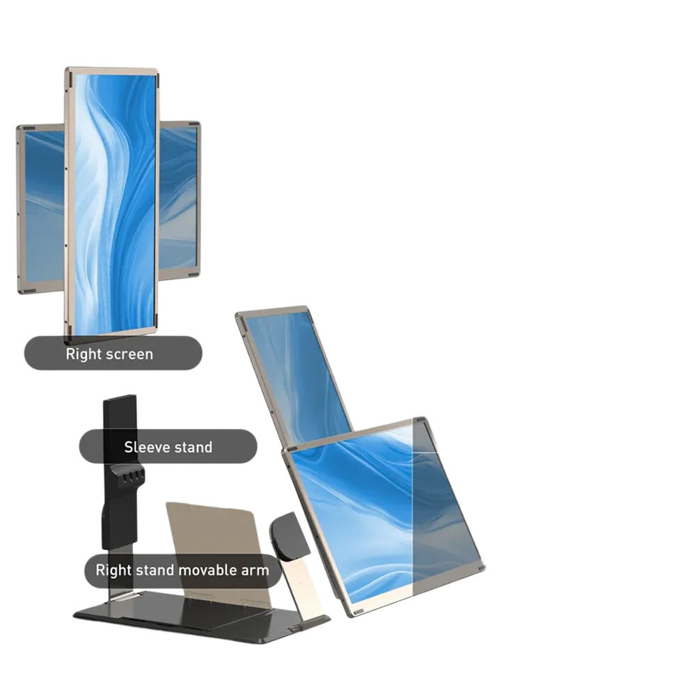 Gamvity S6 Triple Screen Laptop Screen Extender