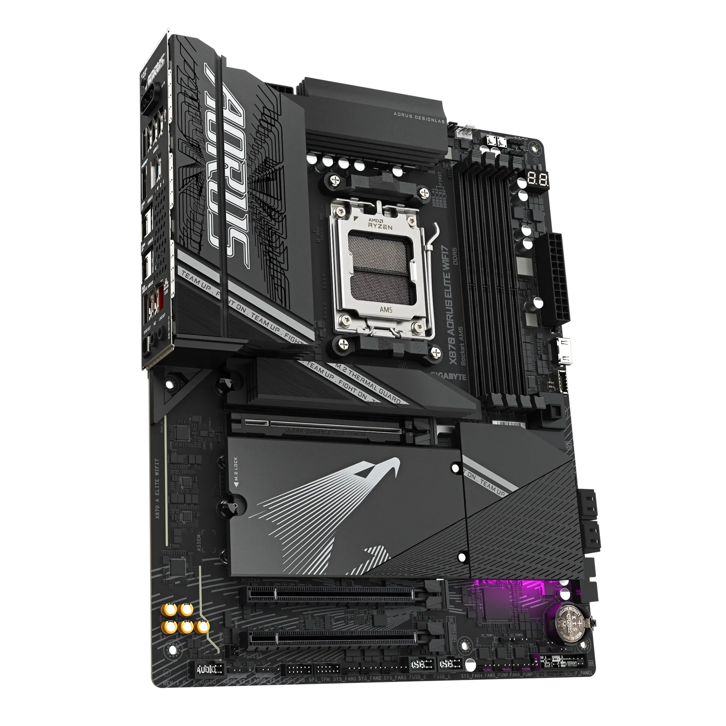 GIGABYTE X870 A ELITE X3D DDR5 Motherboard - Black