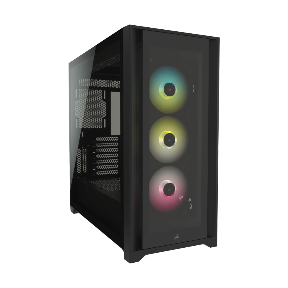 CORSAIR iCUE 5000X RGB Mid Tower Case - Black