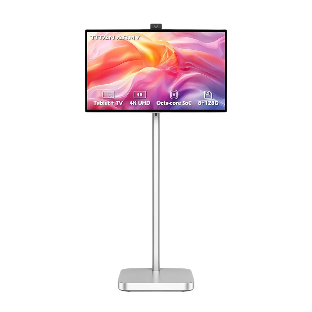 Titan Army 32-inch Android All-in-one Smart Display With Stand 8+128gb - Sliver