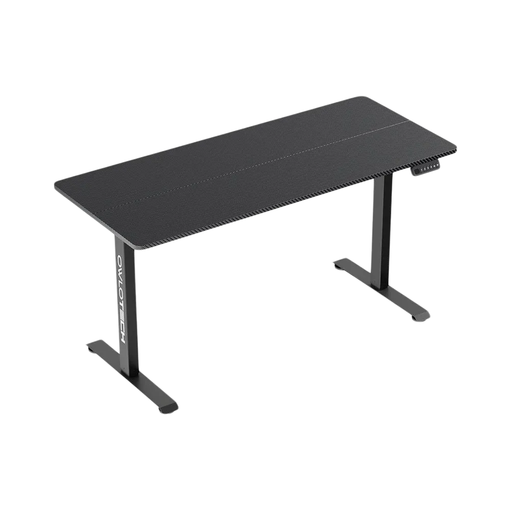 Owlotech Manager Height Adjustable Desk with Motor 140x60cm Black
