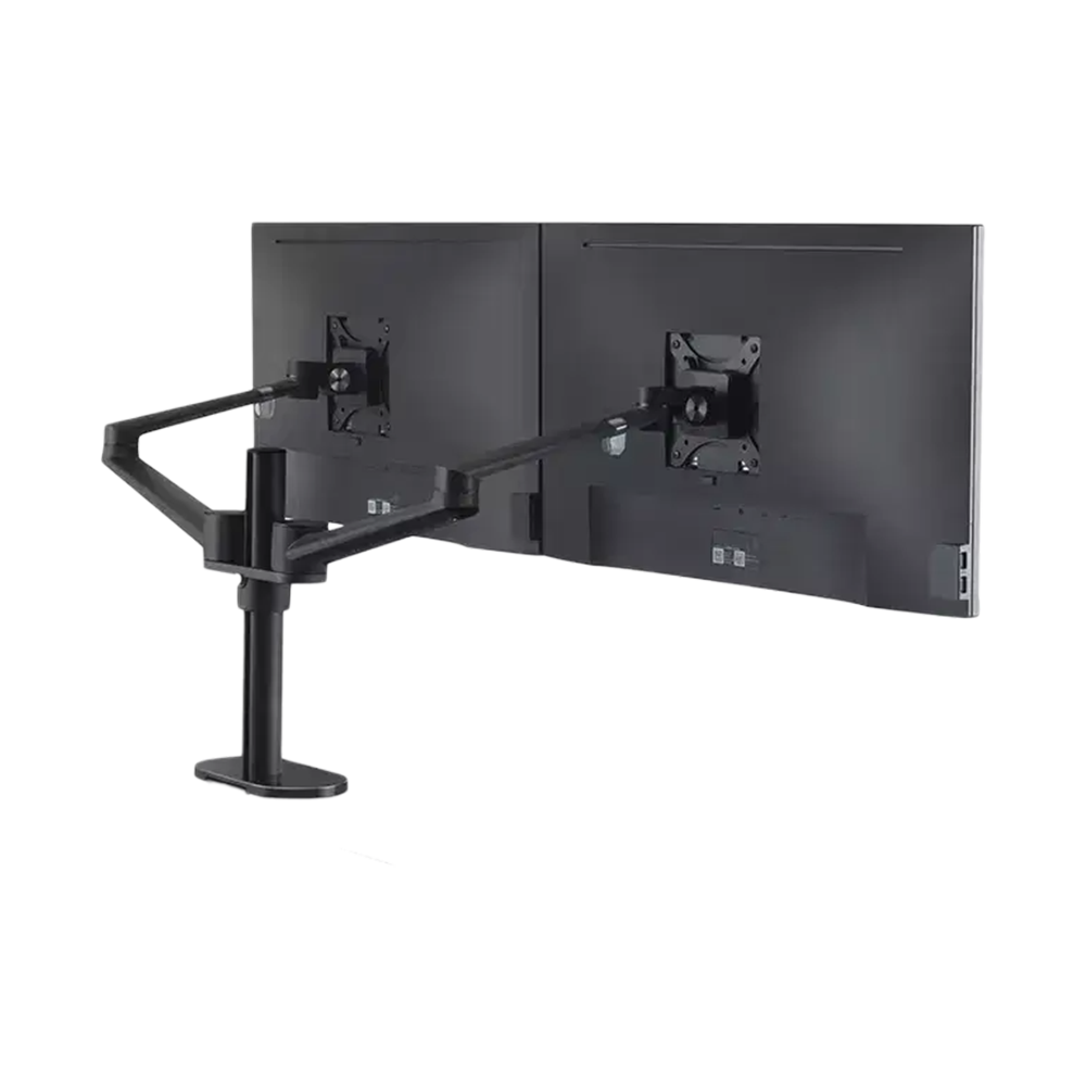 Gamvity ErgoView Pro Dual Monitor Arm – 360° Swivel Desk Mount (32")