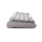 DUCKY ONE 3 SF PBT HOT SWAP Blue Switch Cherry RGB Wired Mechanical Gaming Keyboard Arabic - Mist Grey