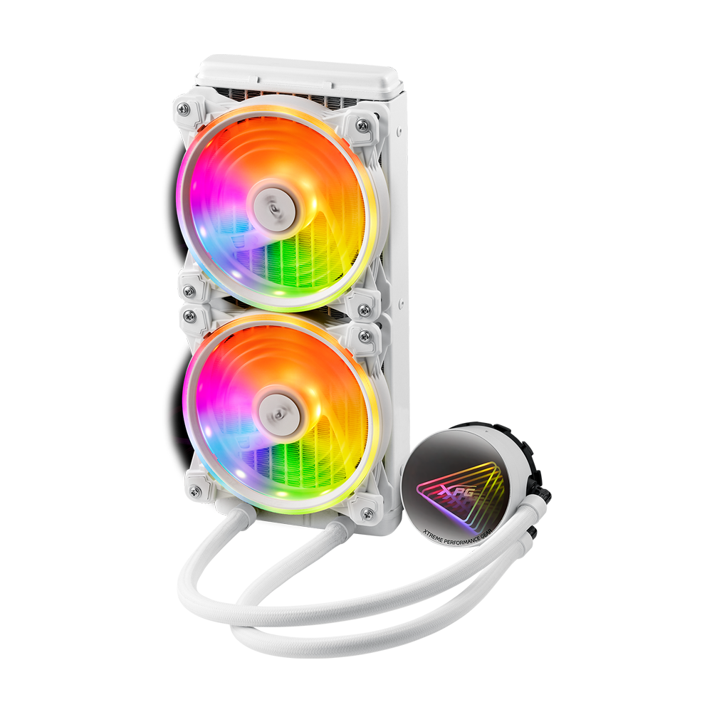 XPG LEVANTE X 240 ARGB CPU Liquid Cooler - White