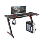 Gamvity Z Shaped Gaming Desk 1200*600 - Carbon Fiber Black