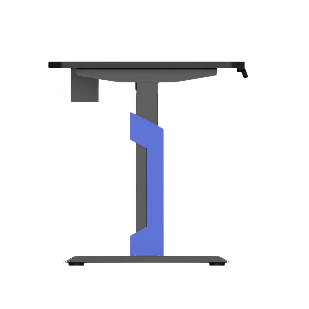Xd2s Height Adjustable Rgb Gaming Desk Black/blue (140*70)
