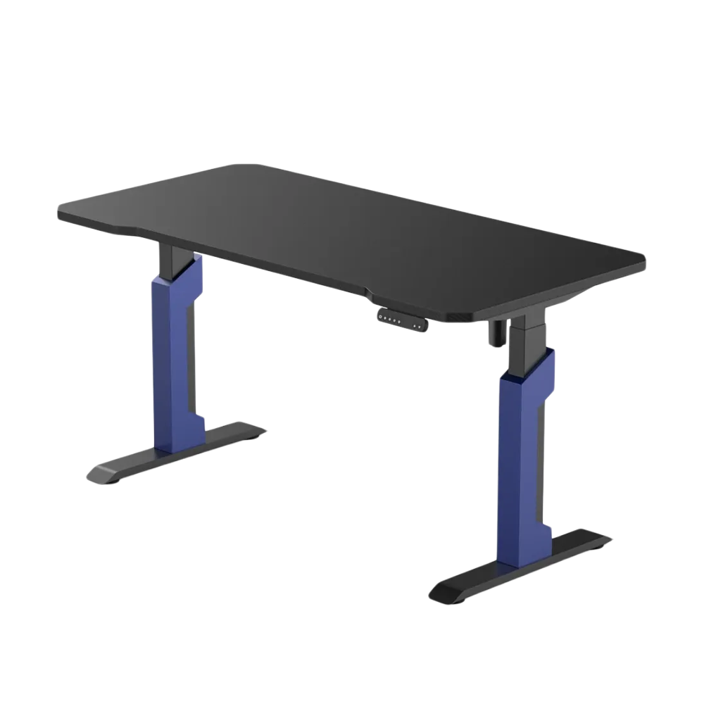 Xd2s Height Adjustable Rgb Gaming Desk Black/blue (140*70)