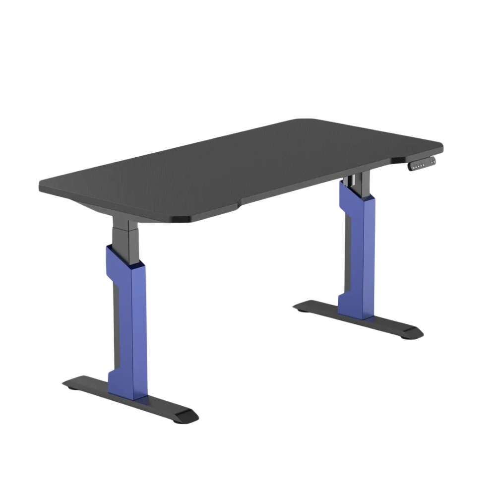 Xd2s Height Adjustable Rgb Gaming Desk Black/blue (140*70)