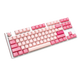 DUCKY ONE 3 TKL HOT SWAP Blue Switch Cherry RGB Wired Mechanical Gaming Keyboard -  Gossamer Pink