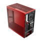 HYTE Y40 Panoramic Tempered Glass With Two 120mm fans, PCI-E 4.0 Vertical Mount included ATX Mid Tower Case - Black/Red