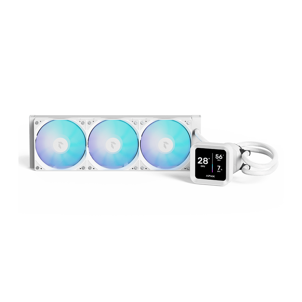 APNX LC1-D 360 Liquid Cooler - White
