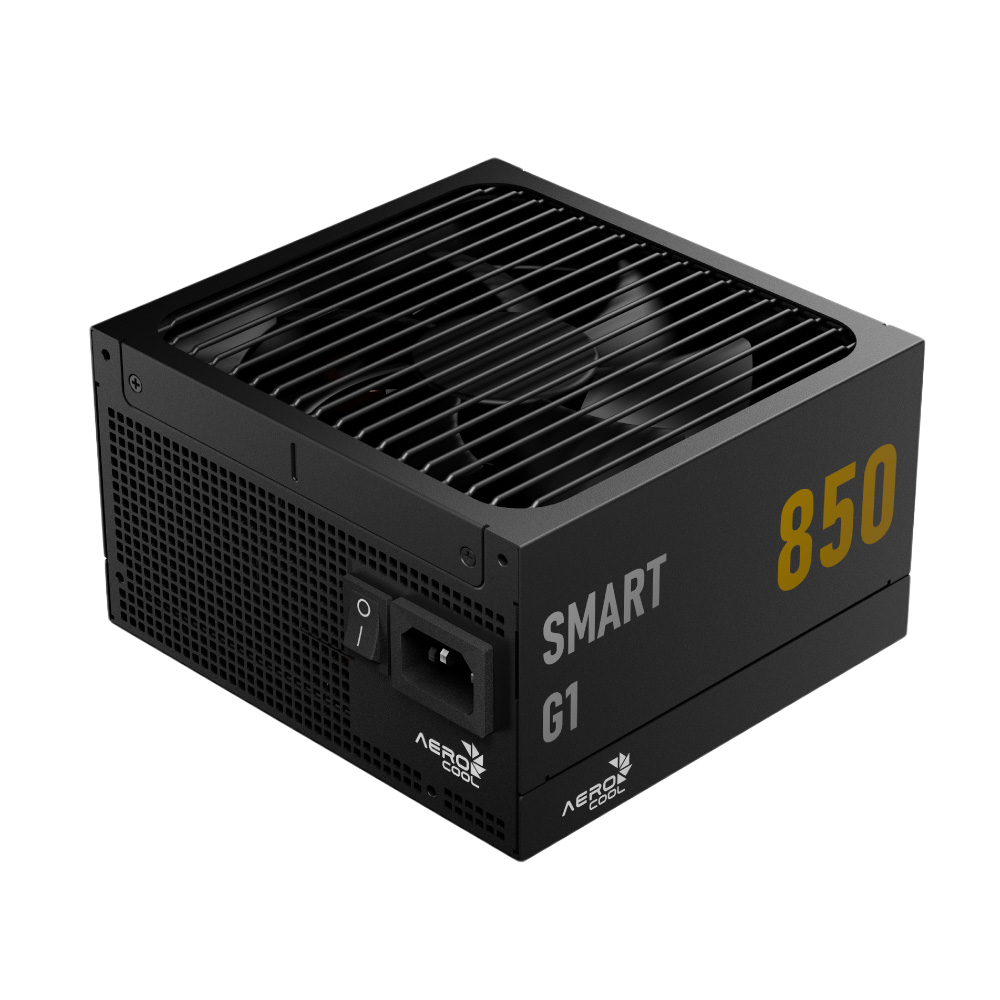 AEROCOOL SMART G1 - 850W 80 Plus Gold Power Supply - Black