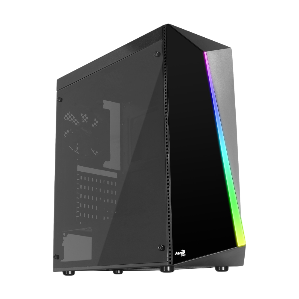 Aerocool Shard V2 RGB Mid Tower Case - Black