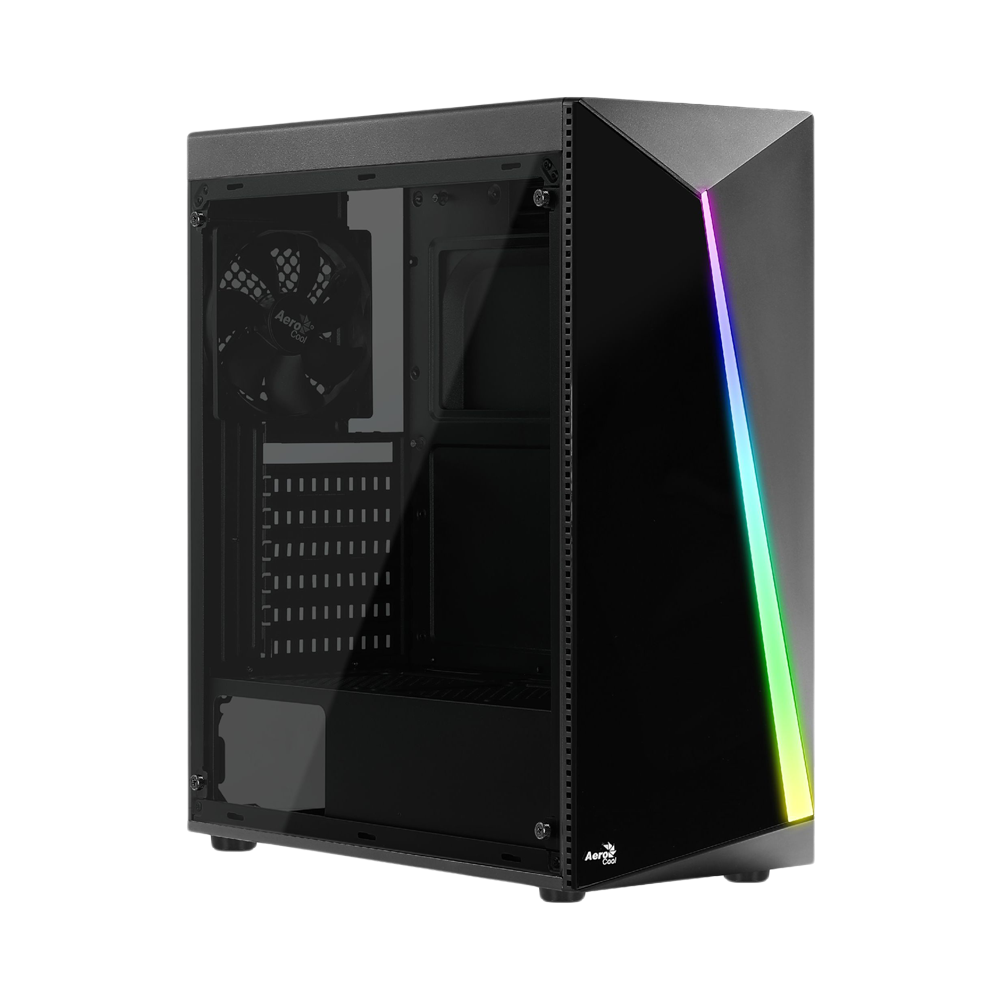 AEROCOOL SHARD V2 RGB Mid Tower Case - Black