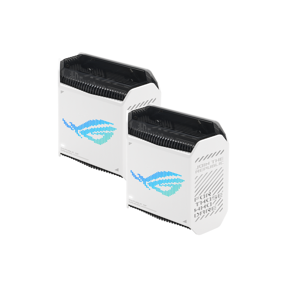 ASUS ROG Rapture GT6 Whole Home Mesh Wi-Fi 6 2-Pack System - Moonlight White