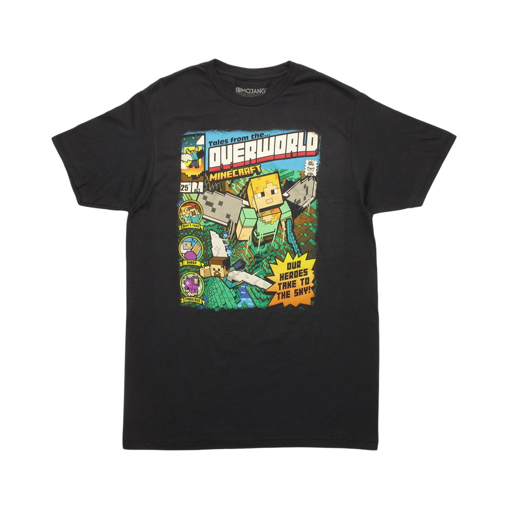 Minecraft Tales From the Overworld Premium Tee - Navy/Medium