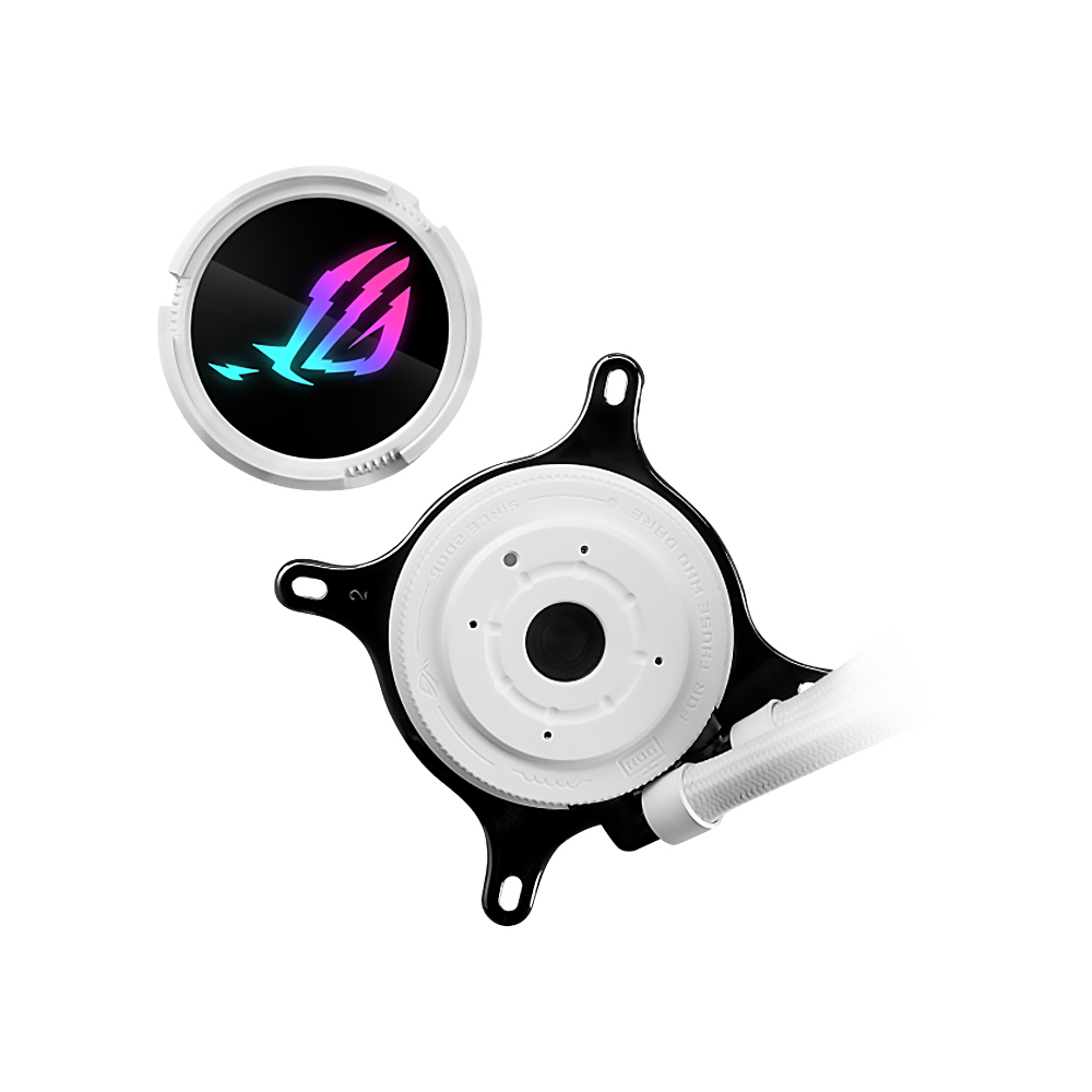 ASUS ROG STRIX LC III 360 ARGB LCD Liquid Cooler - White