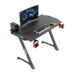 Twisted Minds Z Shaped Gaming Desk Carbon fiber texture