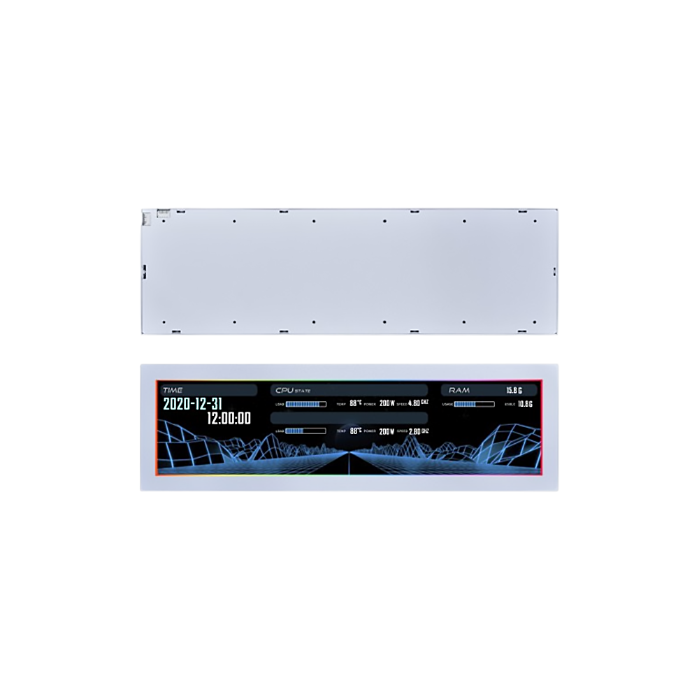 Lian Li 8.8 Inch IPS LCD Universal Screen - White