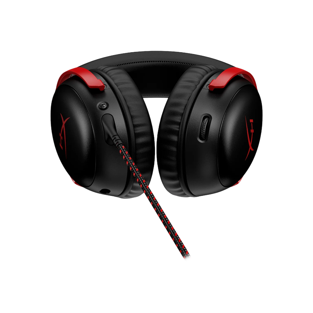 HyperX CLOUD III Wired Gaming Headset - Black/Red