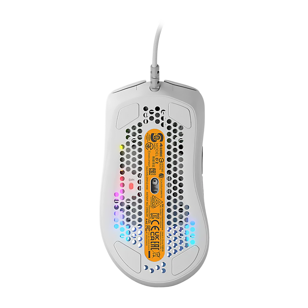GLORIOUS Model D 2 Wired Gaming Mouse - White
