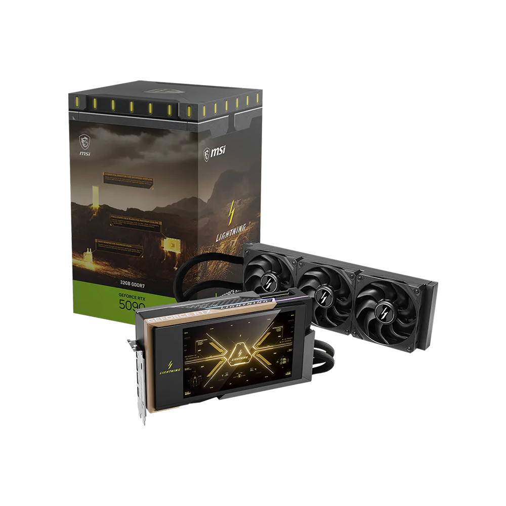 MSI LIGHTNING Z Nvidia GeForce RTX 5090 32GB Graphic Card - Black