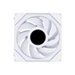 LIAN LI UNI FAN TL-LCD Wireless 120mm ARGB Case Fans with 1.6 Inch LCD Screen 3 Pack - White