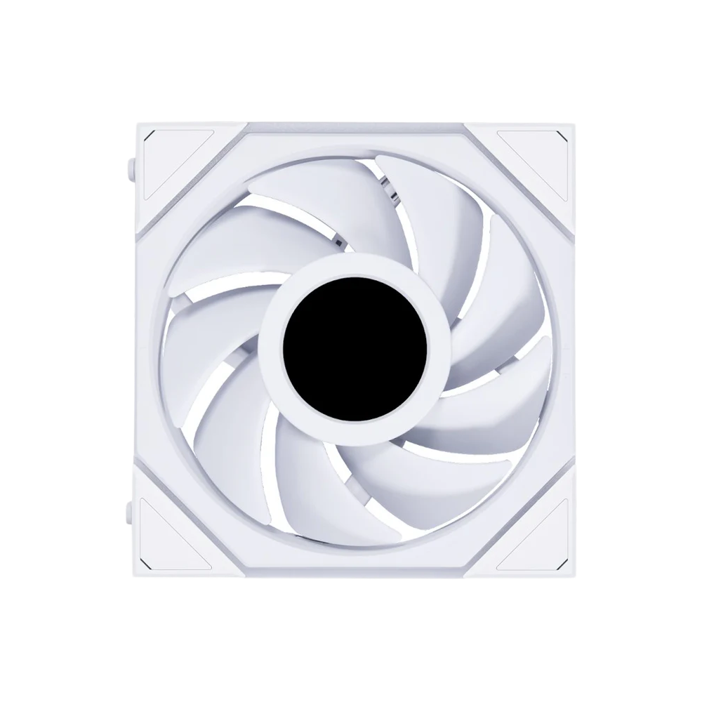 LIAN LI UNI FAN TL-LCD Wireless 120mm ARGB Case Fans with 1.6 Inch LCD Screen 3 Pack - White