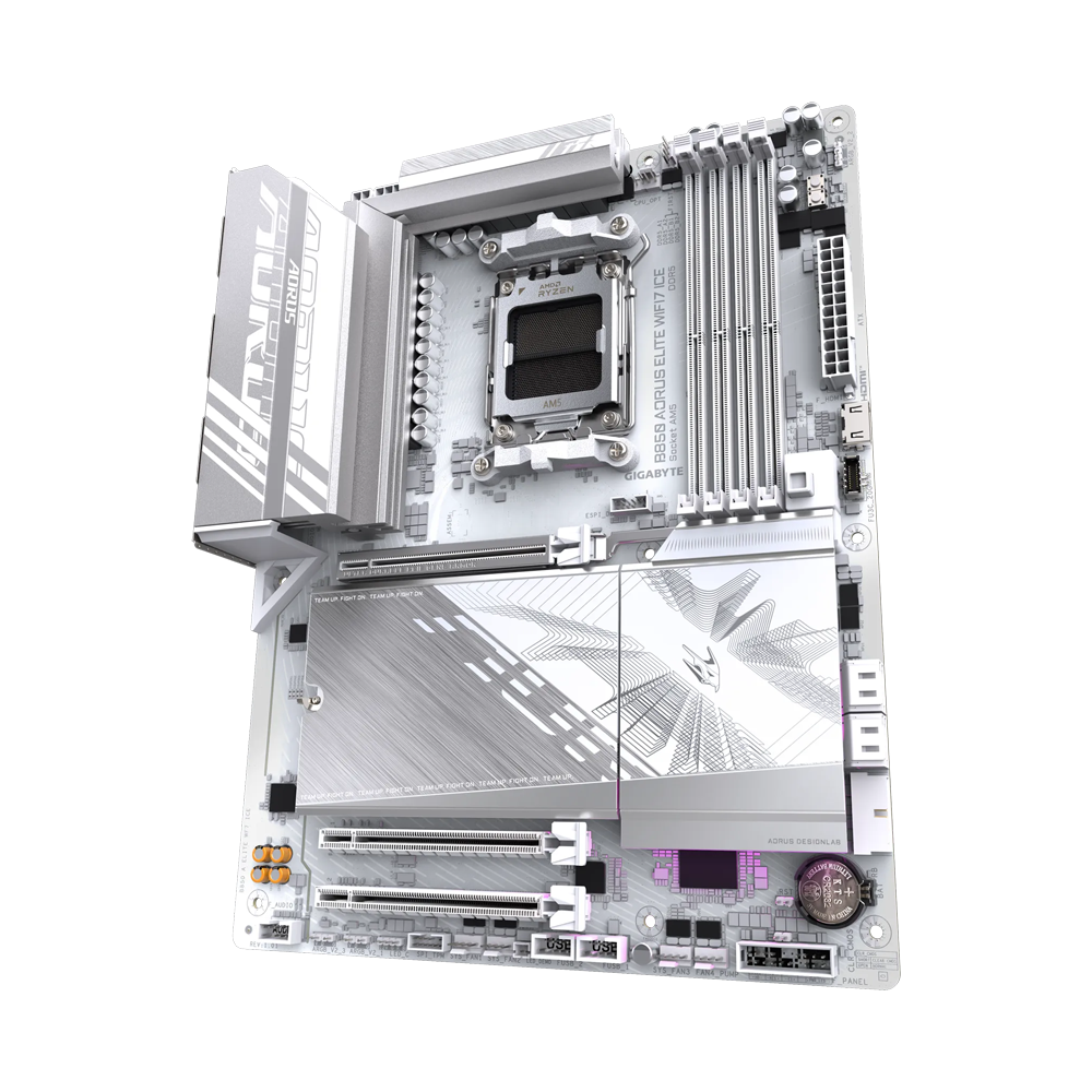GIGABYTE B850 A ELITE WF7 ICE DDR5 Motherboard - White