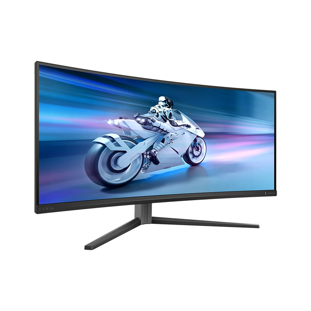 PHILIPS EVNIA 34 Inch  WQHD HDMI 2.0 x 2 QD OLED Curved Gaming Monitor - Black