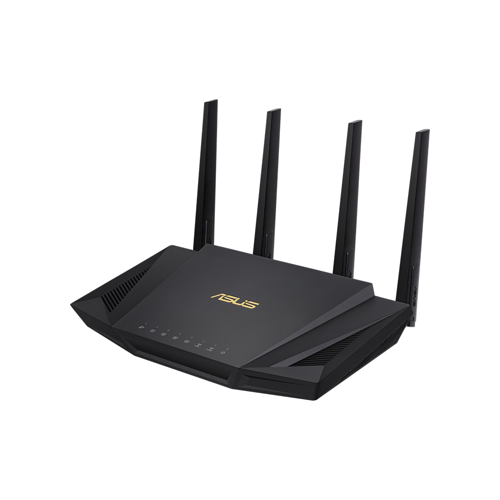 ASUS RT-AX58U V2 AX3000 Dual Band WiFi 6 Router - Black