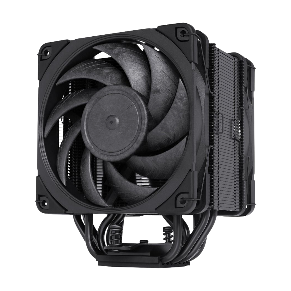 NOCTUA NH-U12A Chromax 140mm Performance in 120mm Premium Single Tower CPU Air Cooler - Black