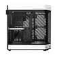 HYTE Dual Chamber Panoramic Tempered Glass ATX Case with 3 Fans - Black/White