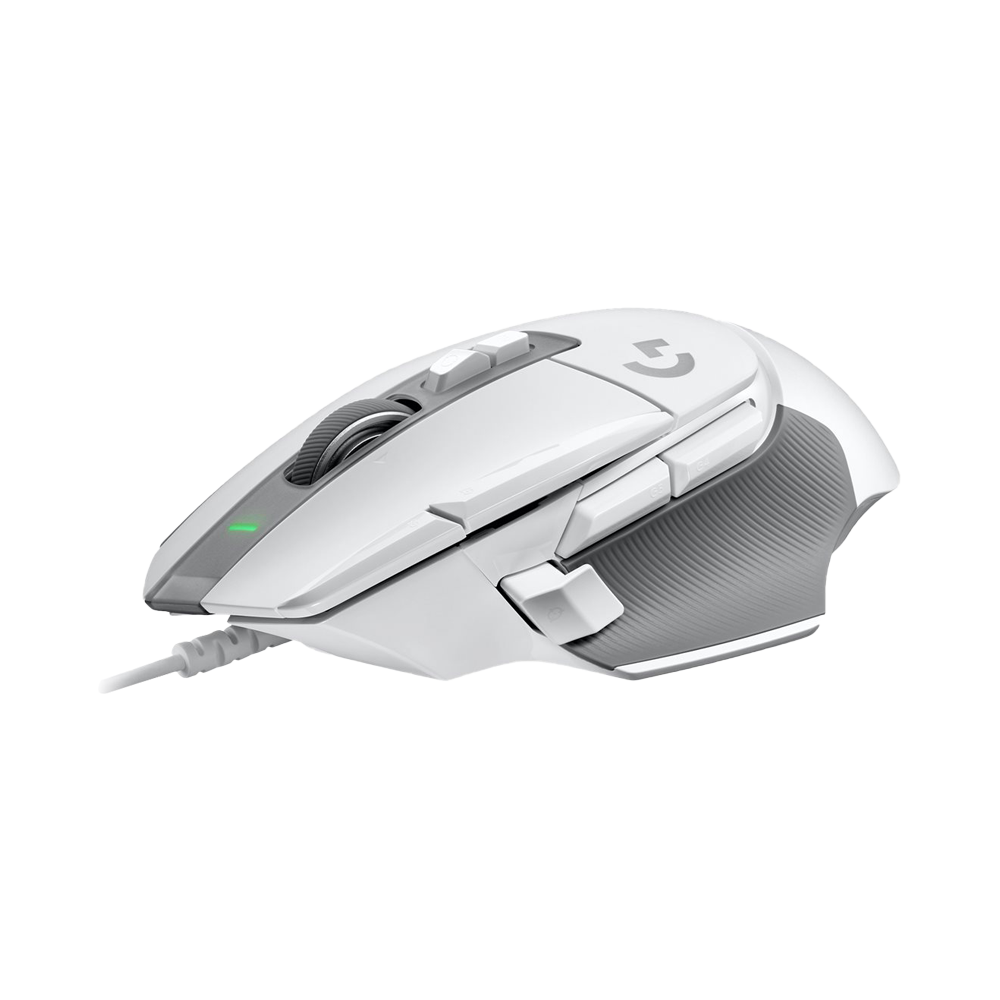 LOGITECH G502 X Corded Wired Gaming Mouse - White