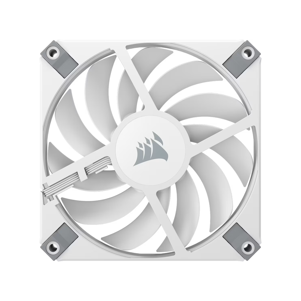 CORSAIR AF120 SLIM Fluid Dynamic Bearing Fan Single Pack - White