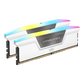 CORSAIR VENGEANCE RGB 64GB (2x32GB) DDR5 DRAM 6000MT/s CL30 AMD EXPO & Intel XMP Memory Kit - White