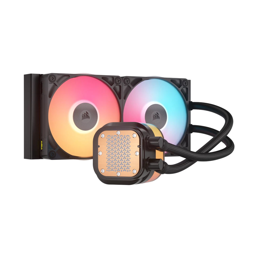 CORSAIR iCUE LINK TITAN 240 RX LCD Liquid CPU Cooler - Black