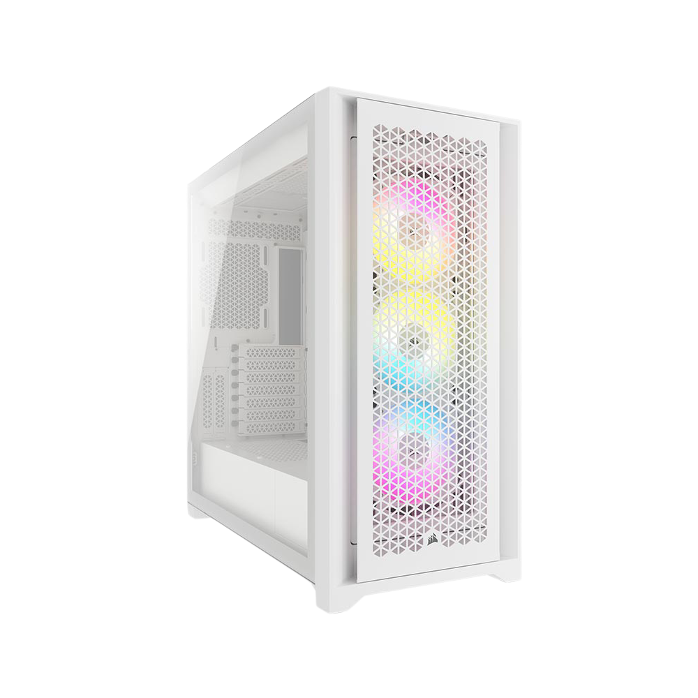 CORSAIR 5000D RGB Airflow Mid-Tower - White