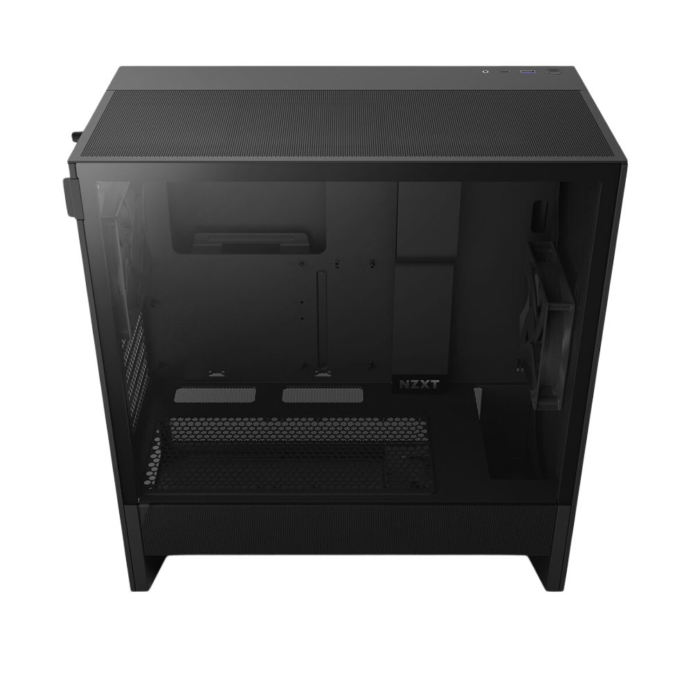 NZXT H5 Flow (2024) Compact Mid-Tower ATX Case - Black