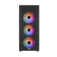 AEROCOOL DESIGNER V2 RGB Fan x 4 Mid Tower Case - Black